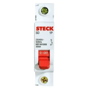 Disjuntor 1P 10A C 3Ka 230V Sdd61C10 Steck