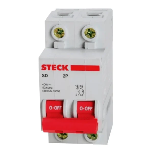 Disjuntor 2P 20A C 3Ka 230V Sdd62C20 Steck